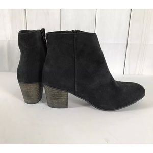 Vegan faux suede bootie